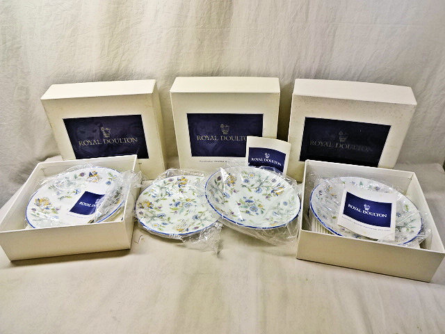 Minton Haddon Hall ブルーボウル 5枚セット ☆MINTON⁄ミントン HADDON HALL BLUE⁄ハドンホールブルー 未