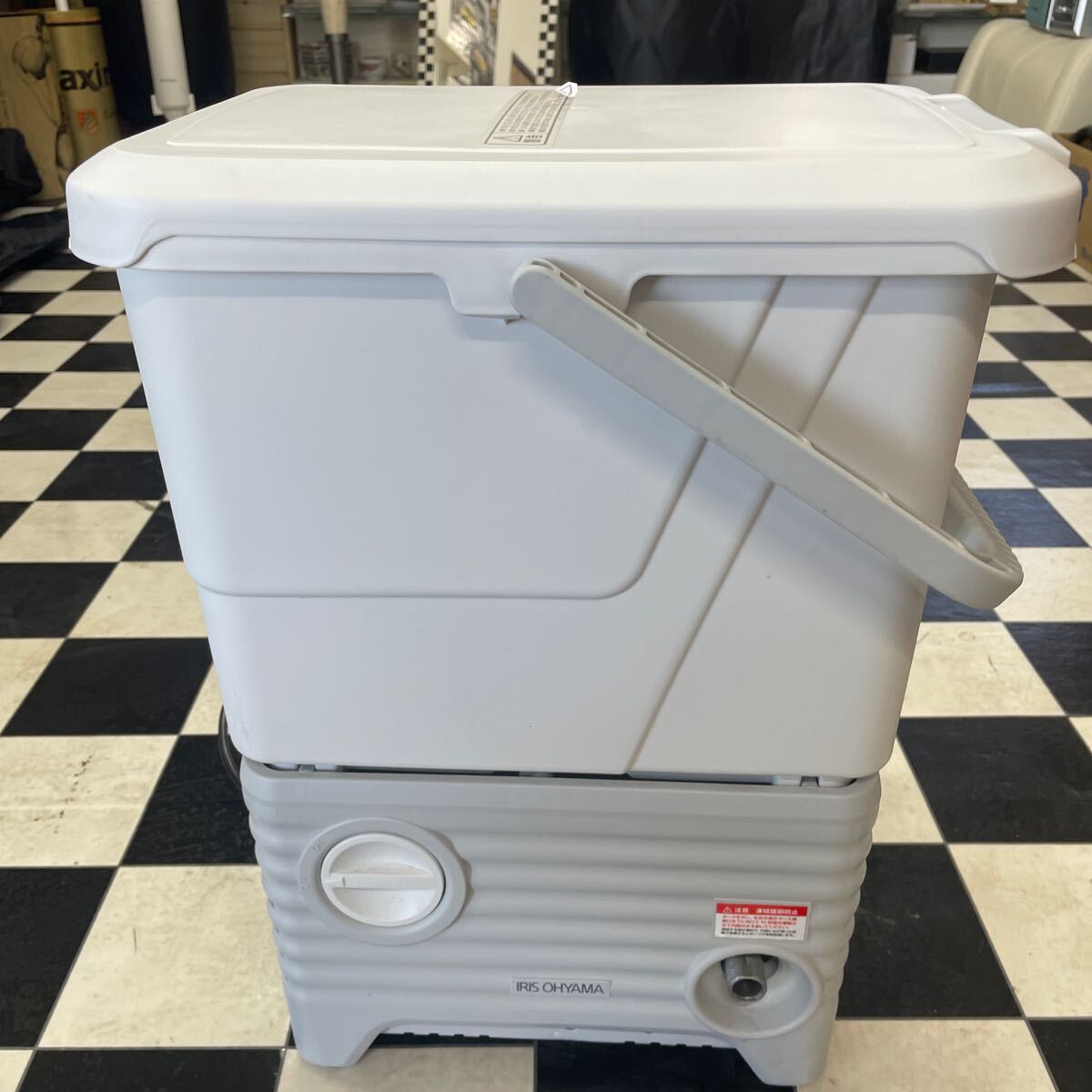 中古】アイリスオーヤマ タンク式 高圧洗浄機 SBT-512N 動作品