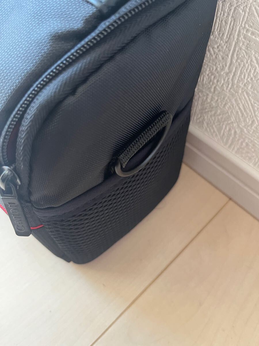 訳アリ　未使用 CANON キャノン カメラバッグ カバー ショルダー バック 肩掛け カバン 鞄 ナイロン製_2