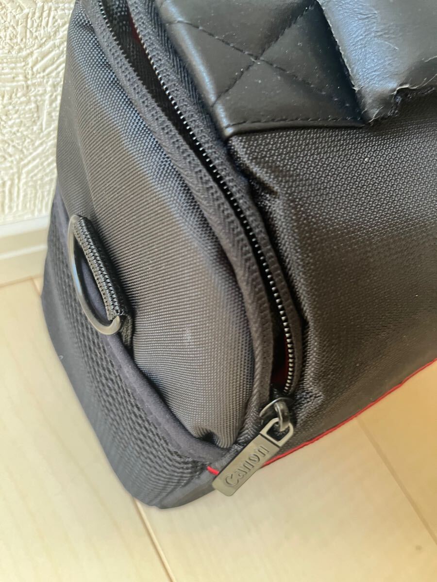訳アリ　未使用 CANON キャノン カメラバッグ カバー ショルダー バック 肩掛け カバン 鞄 ナイロン製_3