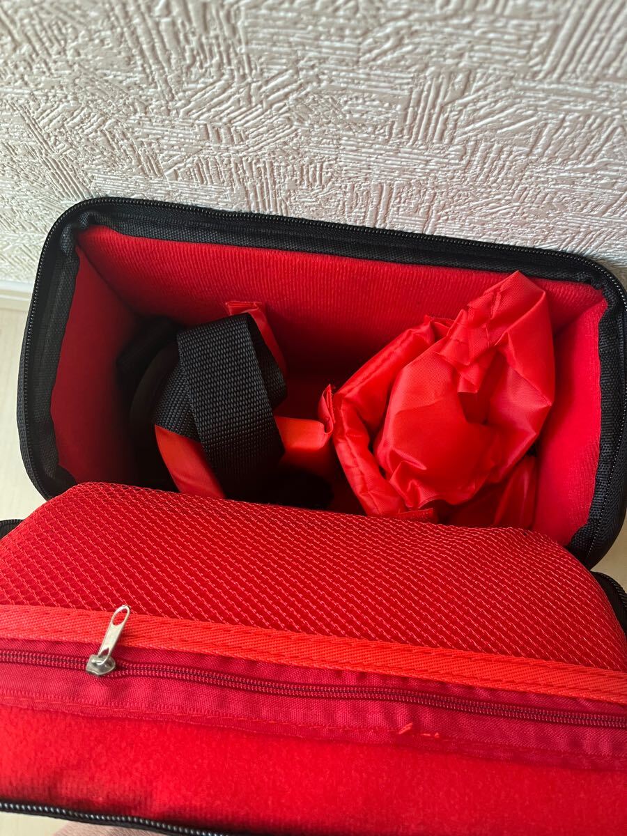 訳アリ　未使用 CANON キャノン カメラバッグ カバー ショルダー バック 肩掛け カバン 鞄 ナイロン製_4