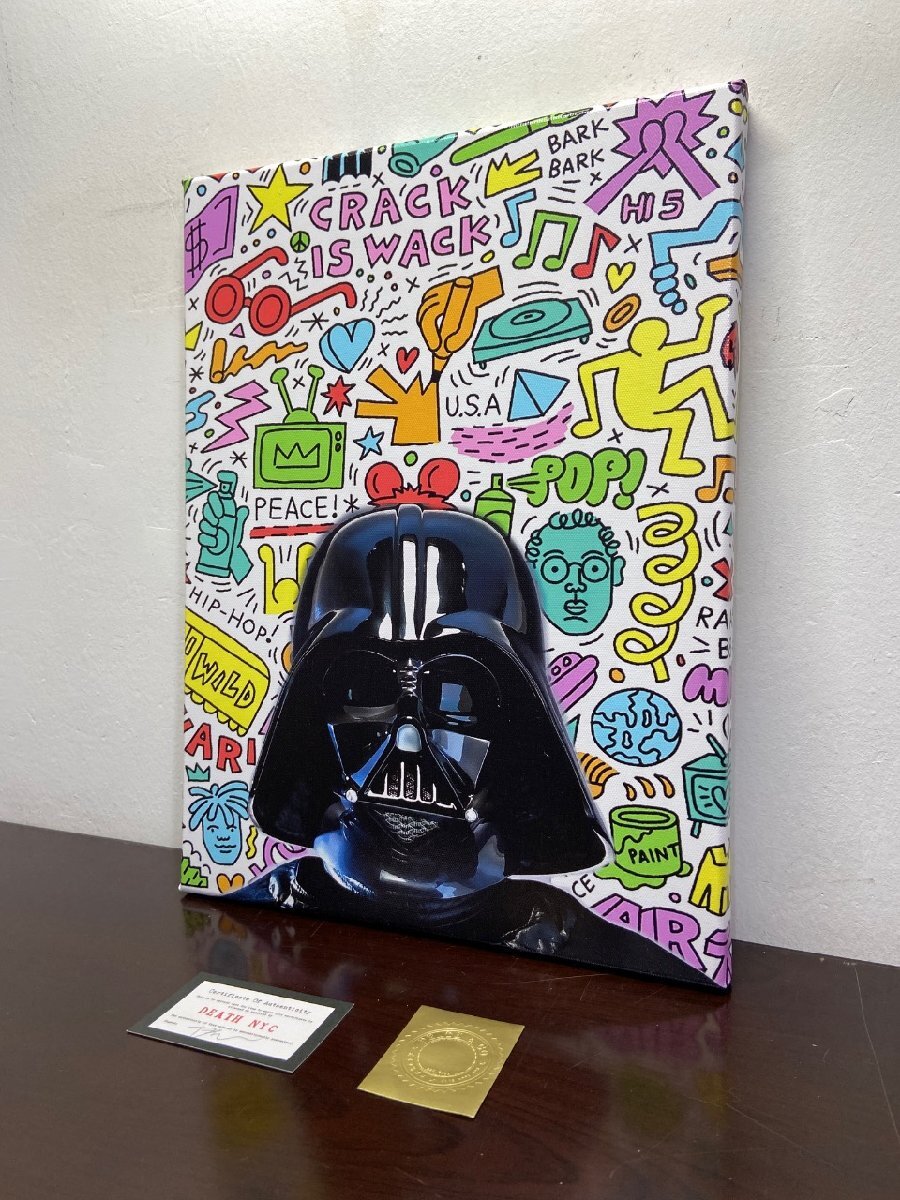 DEATH NYC 額付き 世界限定100枚 ポップアート スター・ウォーズ keith