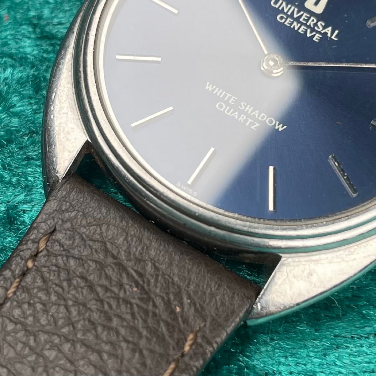 ビンテージ UNIVERSAL GENEVE WHITE SHADOW ユニバーサルジュネーブ 