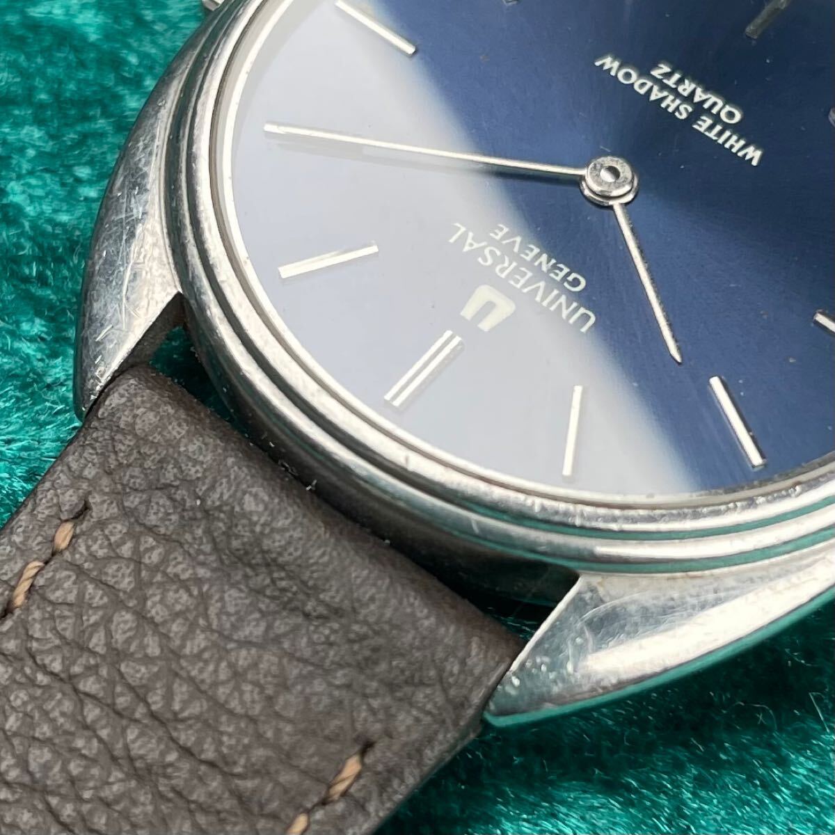 ビンテージ UNIVERSAL GENEVE WHITE SHADOW ユニバーサルジュネーブ 