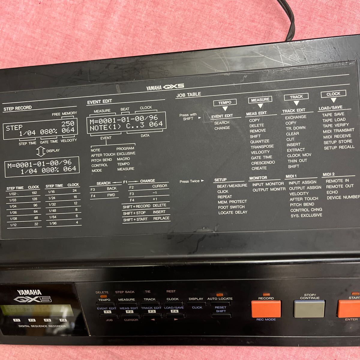 YAMAHA シーケンサー QX-5 中古_5