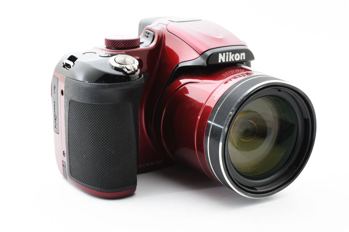 並品】 Nikon ニコン COOLPIX P600 レッド【動作確認済み】＃4345