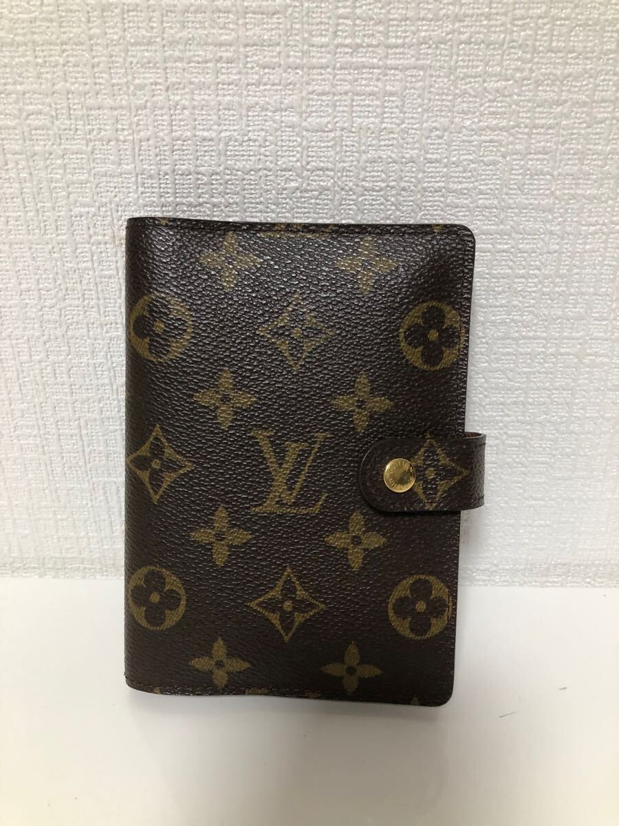 1-42 ルイヴィトン LOUIS VUITTON モノグラム アジェンダ 手帳カバー 