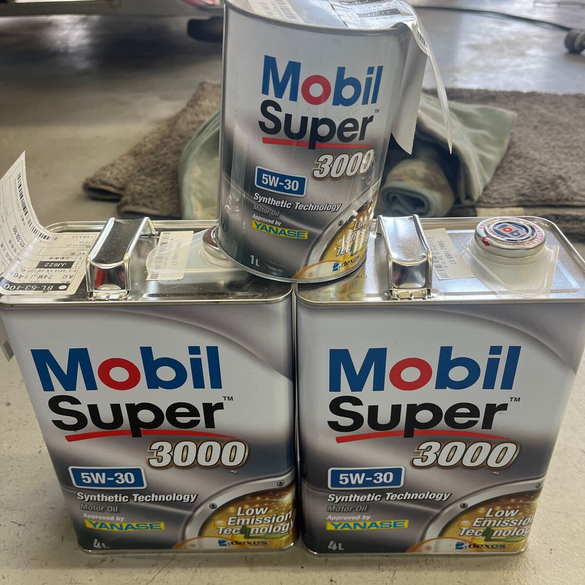 エンジンオイル Mobil Super 3000 5W-30 ガソリン車ディーゼル 