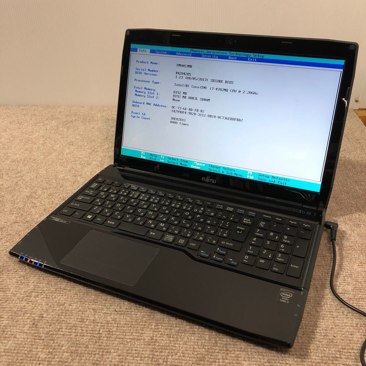 LIFEBOOK AH53/M FMVA53MW office付き 富士通 FMV LIFEBOOK AH53/M