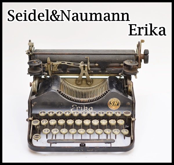 レトロ アンティーク タイプライター Seidel&naumann Erika シーデル