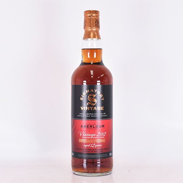 ☆アベラワー 12年 2012 シグナトリー ヴィンテージ ＊箱付 700ml 48.2