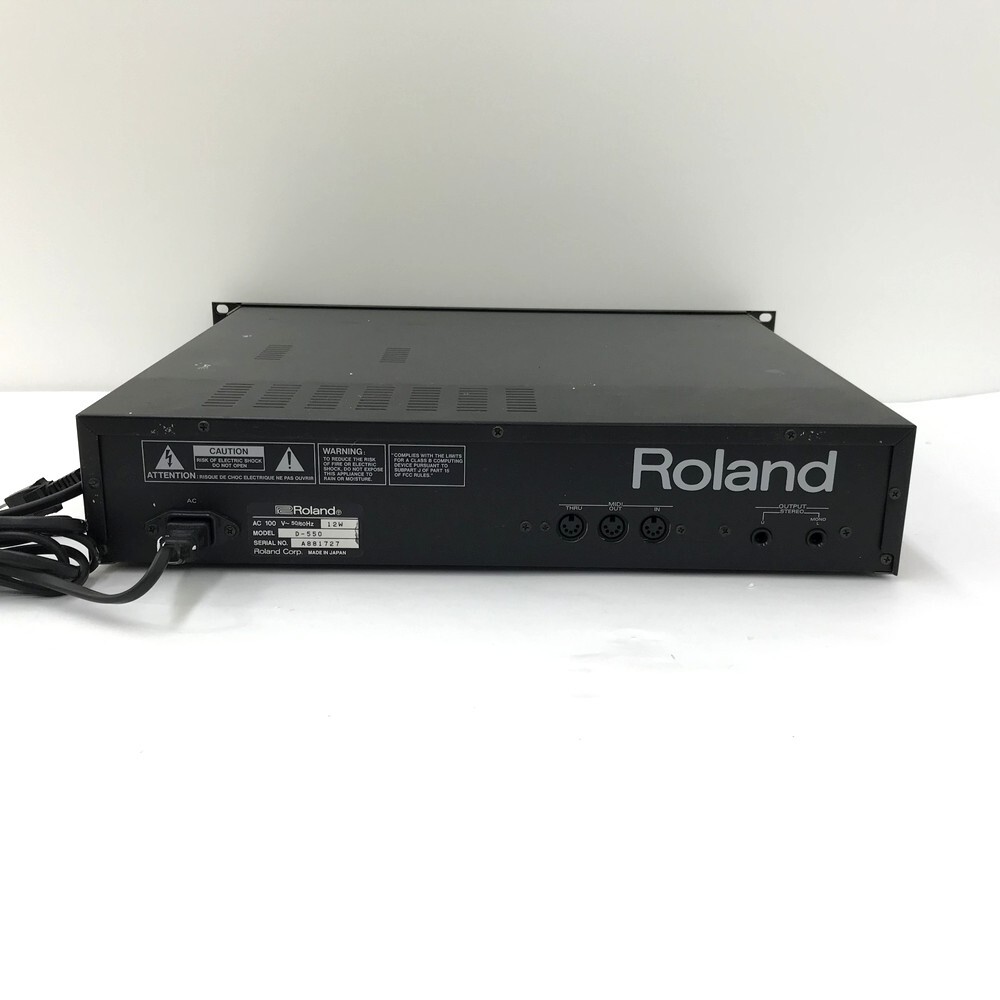 同梱不可】【140】ジャンク品 Roland ローランド D-550 シンセ