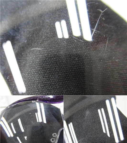 1J019SZ◎Hazuki　ハズキルーペ　 CE　LS　1.6X 1.85X 　ラージ　レッド　パープル　2点セット◎中古品_7