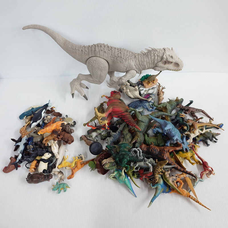 IZU【ジャンク品】恐竜 動物 フィギュア ソフビ まとめ売り ジャンク