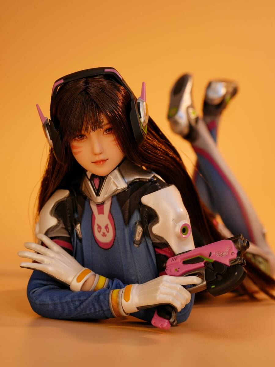 ★DOLL-コレクション★豪華蔵出セット017★ 1/6カスタムドール★作家作COSPLAYシリーズ★オーバーウォッチ●D．VA★素体付★服付★武器付★_2