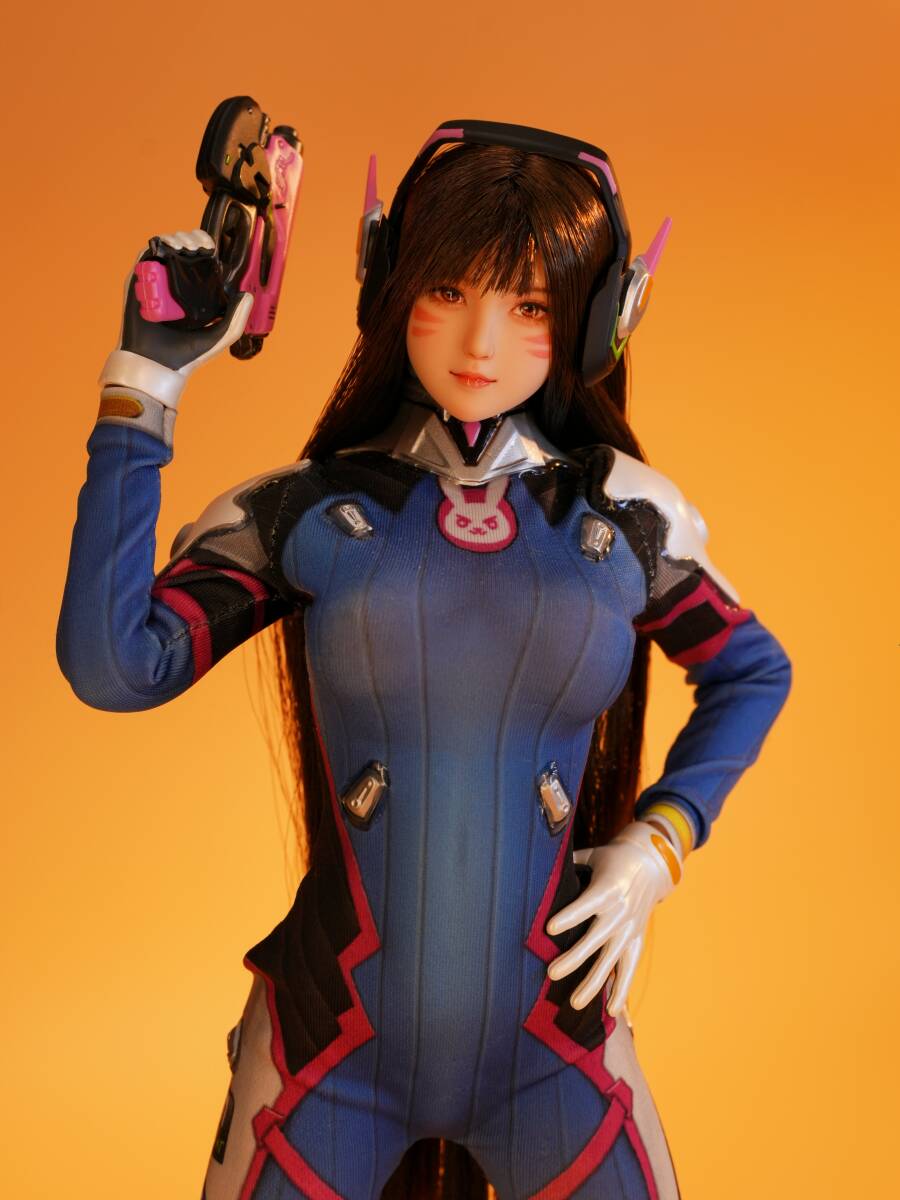 ★DOLL-コレクション★豪華蔵出セット017★ 1/6カスタムドール★作家作COSPLAYシリーズ★オーバーウォッチ●D．VA★素体付★服付★武器付★_4