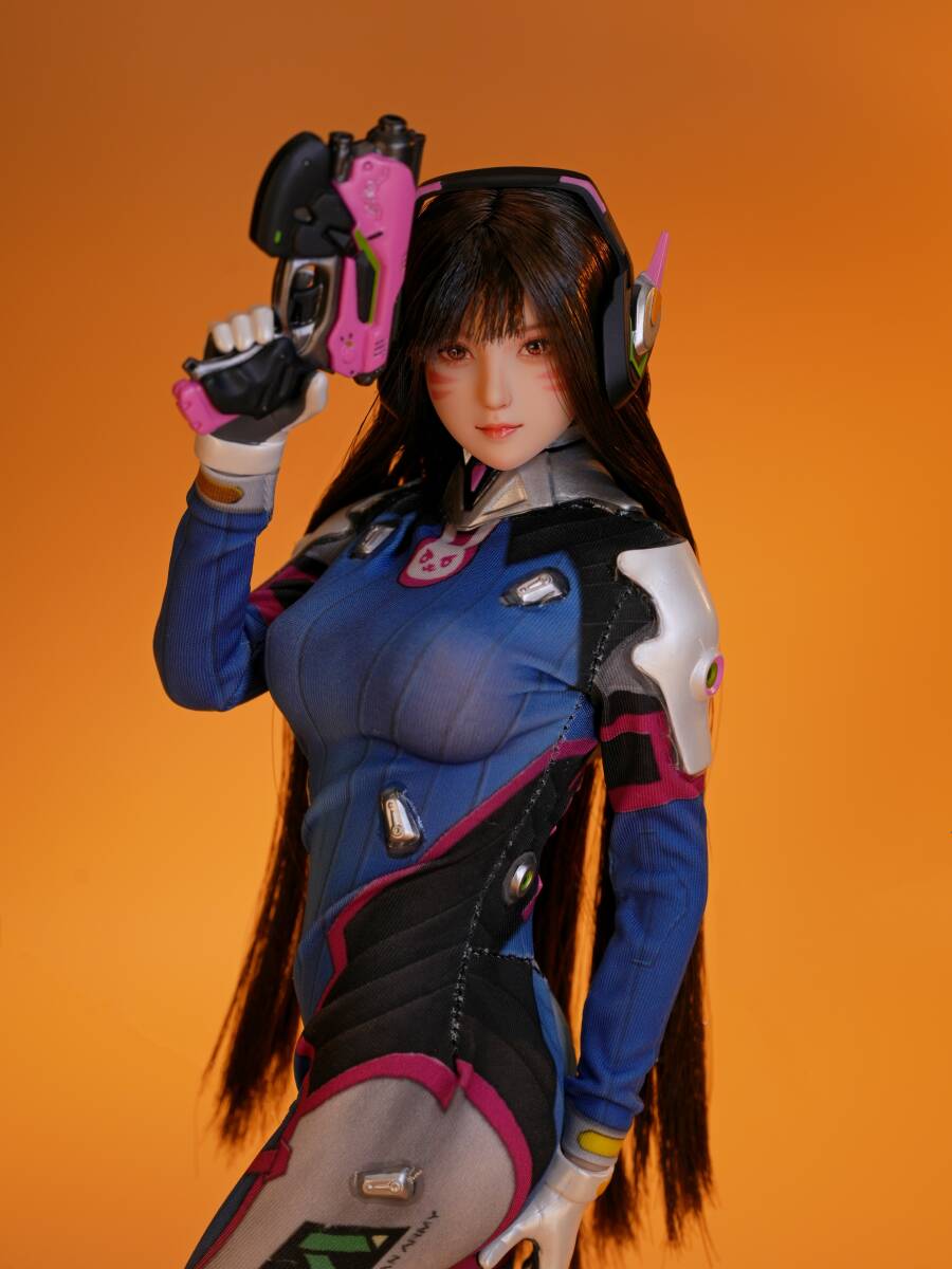 ★DOLL-コレクション★豪華蔵出セット017★ 1/6カスタムドール★作家作COSPLAYシリーズ★オーバーウォッチ●D．VA★素体付★服付★武器付★_5