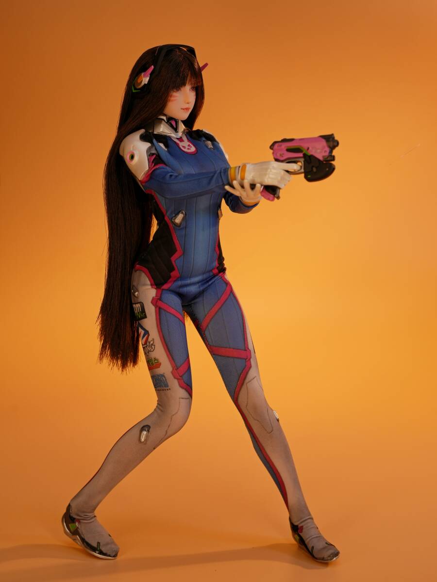 ★DOLL-コレクション★豪華蔵出セット017★ 1/6カスタムドール★作家作COSPLAYシリーズ★オーバーウォッチ●D．VA★素体付★服付★武器付★_7