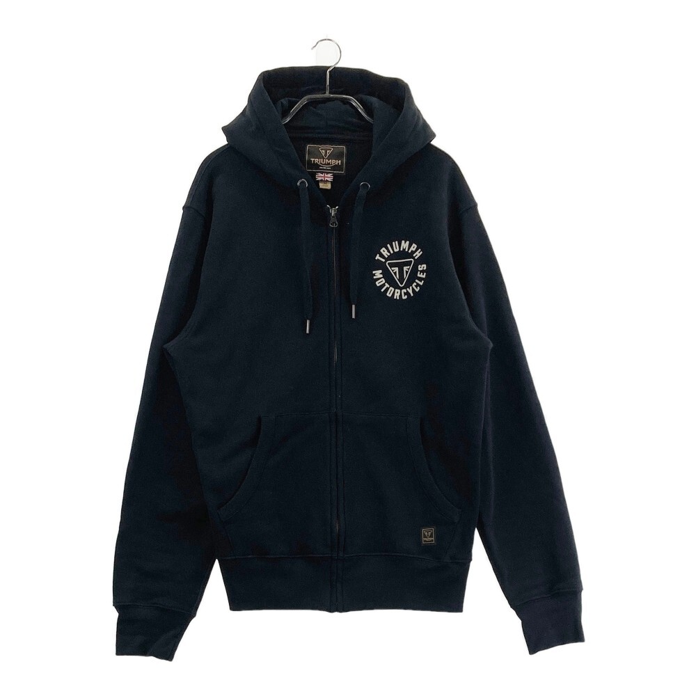 【未使用】TRIUMPH トライアンフ フルジップ パーカー 黒 M TRIUMPH トライアンフ ジップパーカー ブラック系 M [240101323316