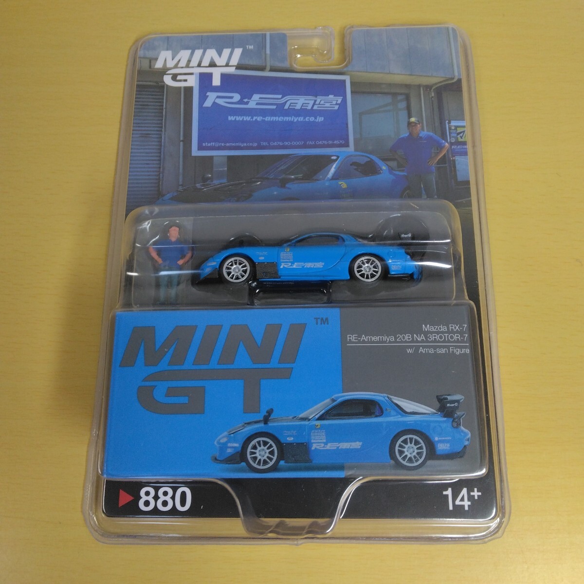 東京オートサロン2025 MINI GT 880 RE雨宮 RX-7 TSM MODEL ミニGT ミニカー_1
