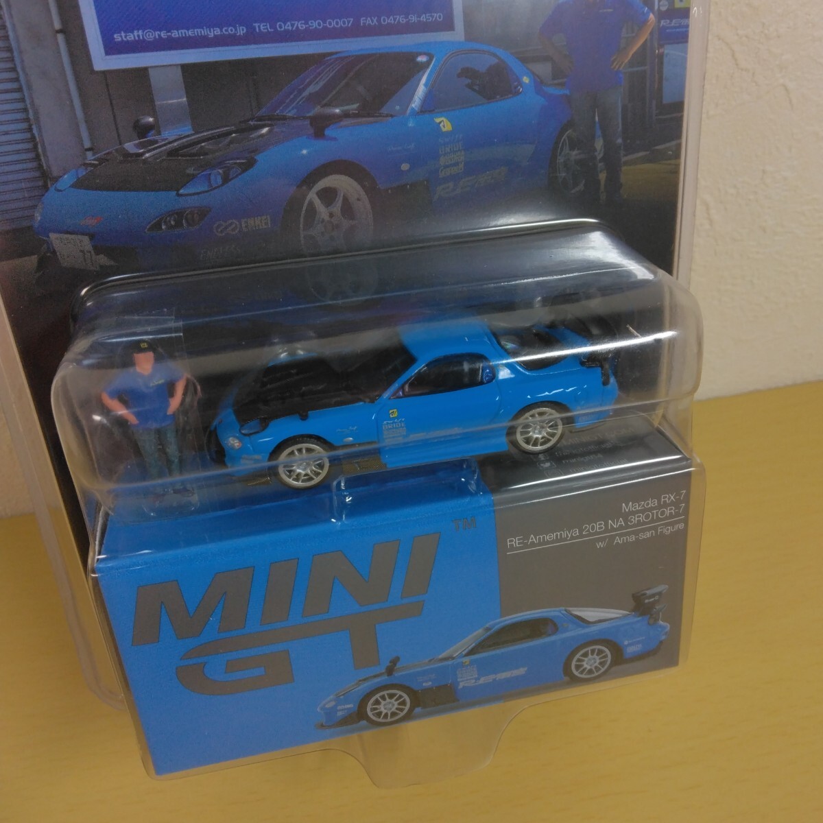 東京オートサロン2025 MINI GT 880 RE雨宮 RX-7 TSM MODEL ミニGT ミニカー_3
