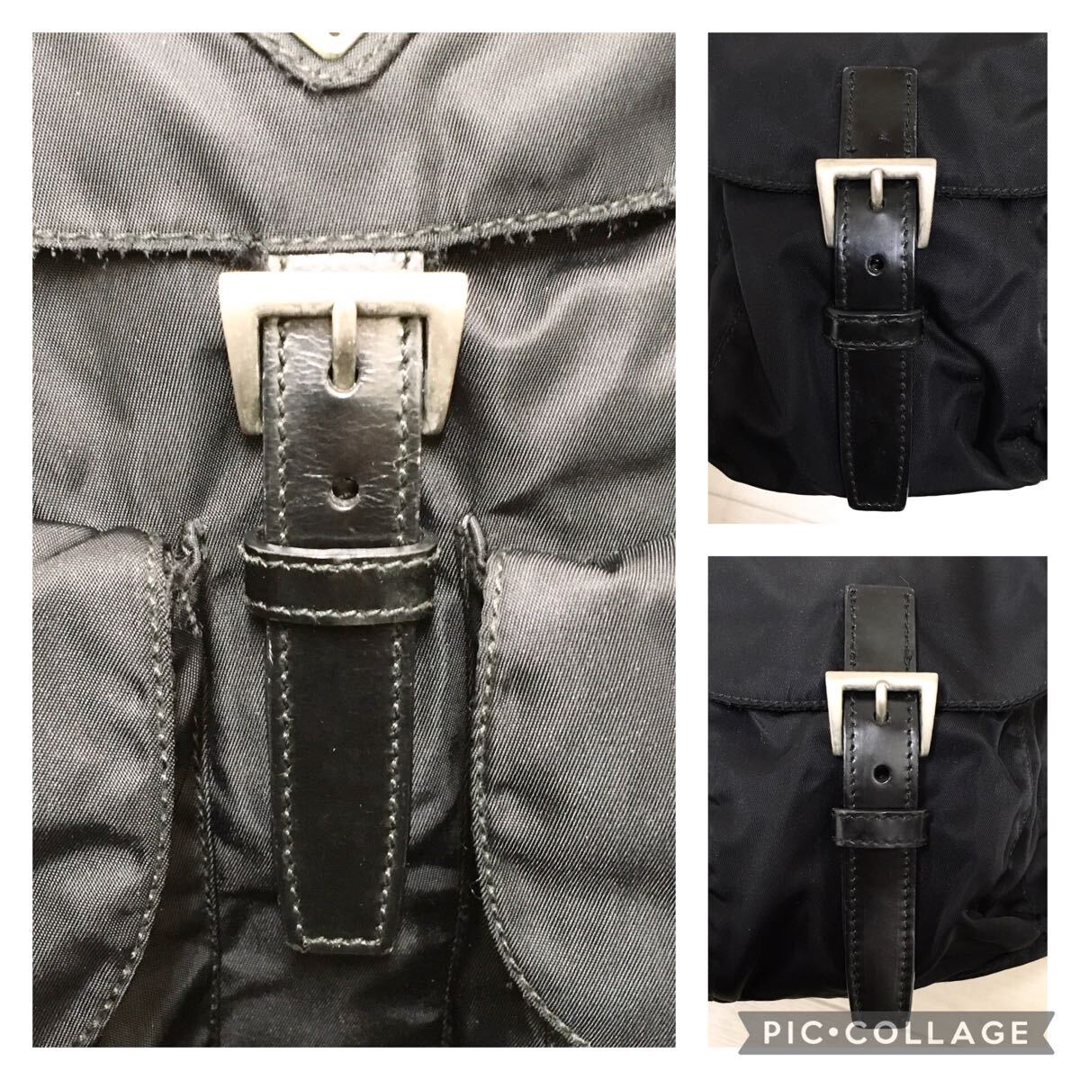 ☆美品・白タグ付☆PRADA TESSUTO VELAナイロンリュック ブラック ☆美品・白タグ付☆PRADA TESSUTO VELAナイロンリュック ブラック