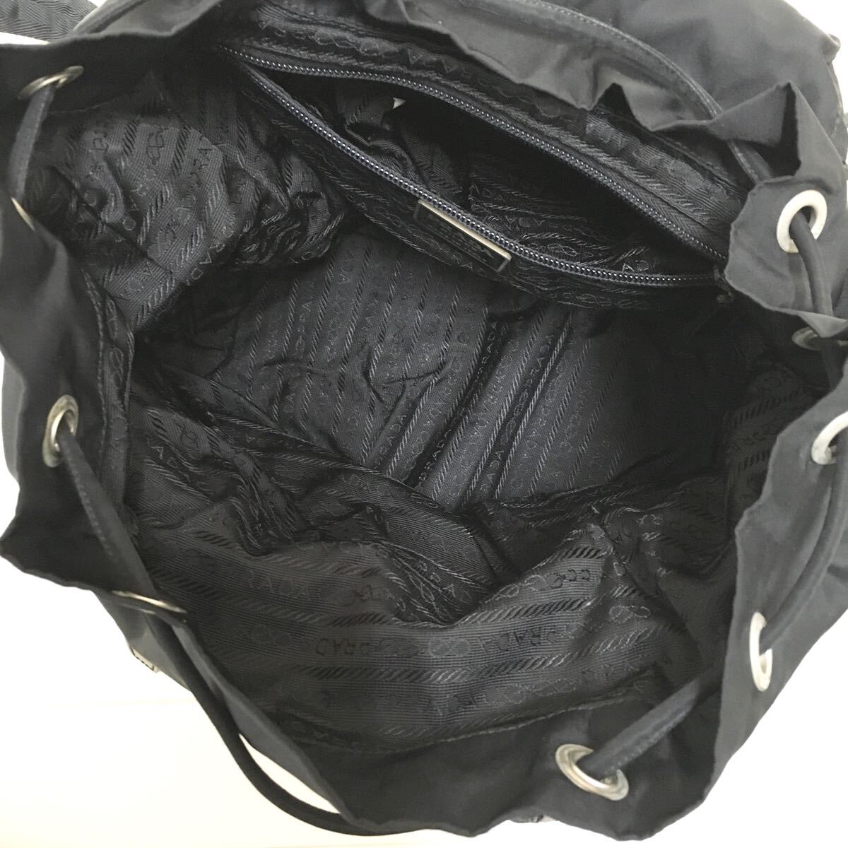 ☆美品・白タグ付☆PRADA TESSUTO VELAナイロンリュック ブラック