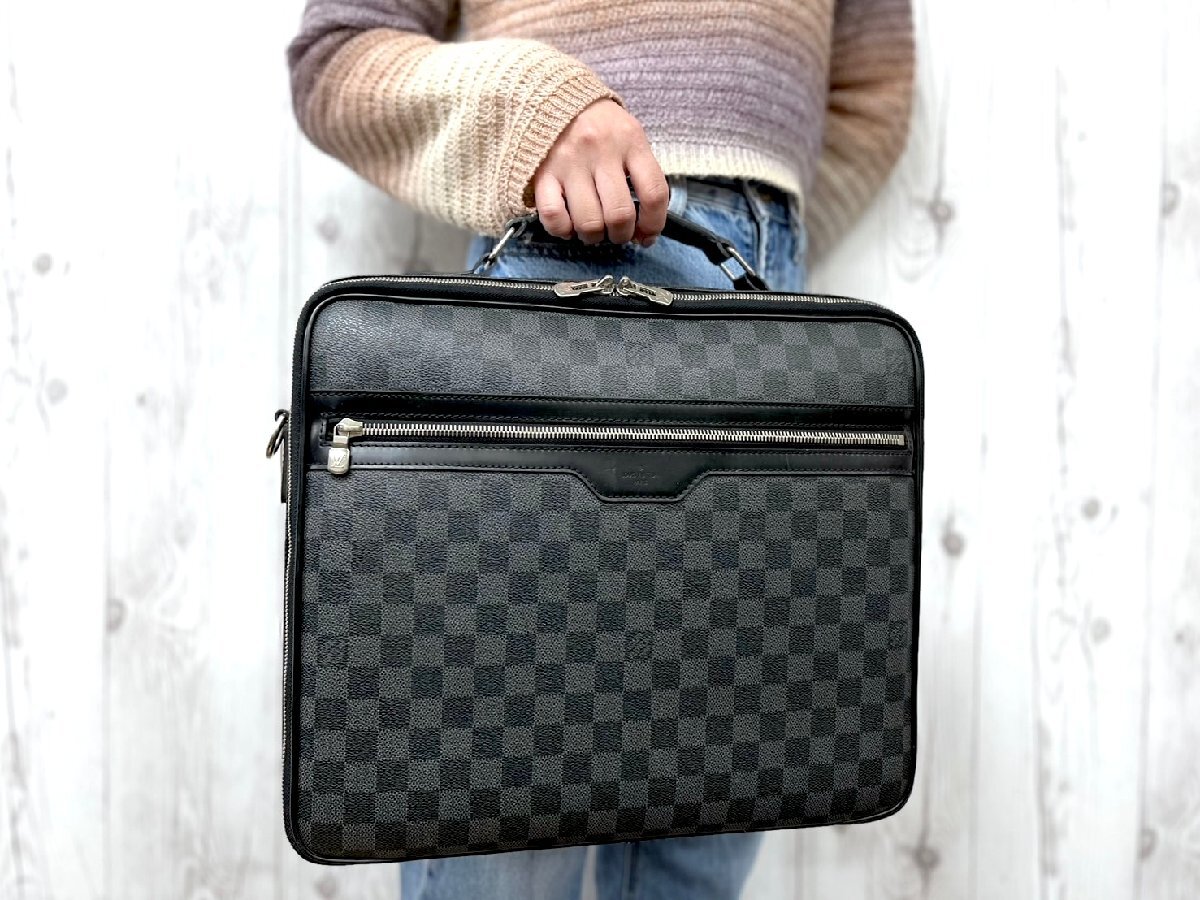 極 LOUIS VUITTON ルイヴィトン ダミエグラフィット スティーブ 