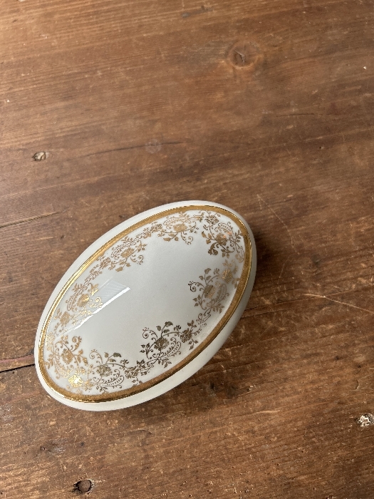 《フランス Vintage LIMOGES FRANCE リモージュの小物入れ》トリンケット ボンボニエール コレクション 金彩_2