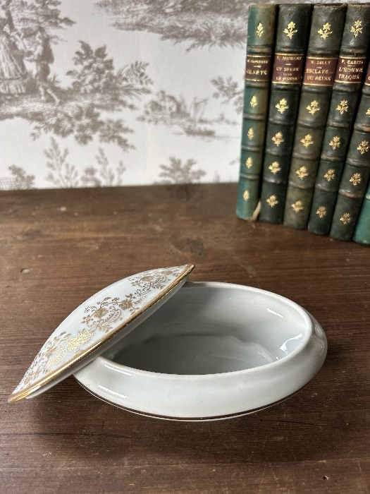 《フランス Vintage LIMOGES FRANCE リモージュの小物入れ》トリンケット ボンボニエール コレクション 金彩_5