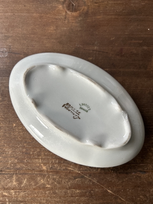《フランス Vintage LIMOGES FRANCE リモージュの小物入れ》トリンケット ボンボニエール コレクション 金彩_9
