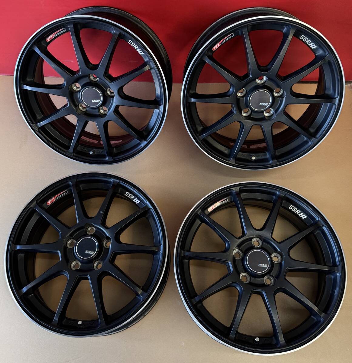 SSR GT GTV02 17in 7J +50 PCD114.3 4本セット マーク2 チェイサー