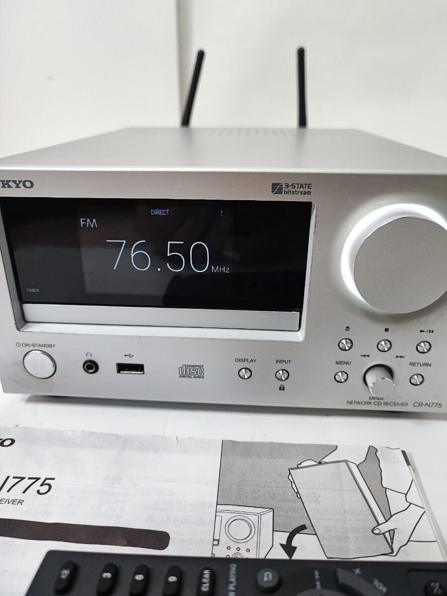 ONKYO CR-N775 オンキヨー ハイレゾオンキヨー、3-state Bitstreamを