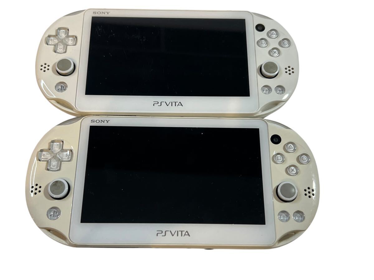 PSVITA 本体 ホワイト PlayStation Vita 2台 【公式通販】