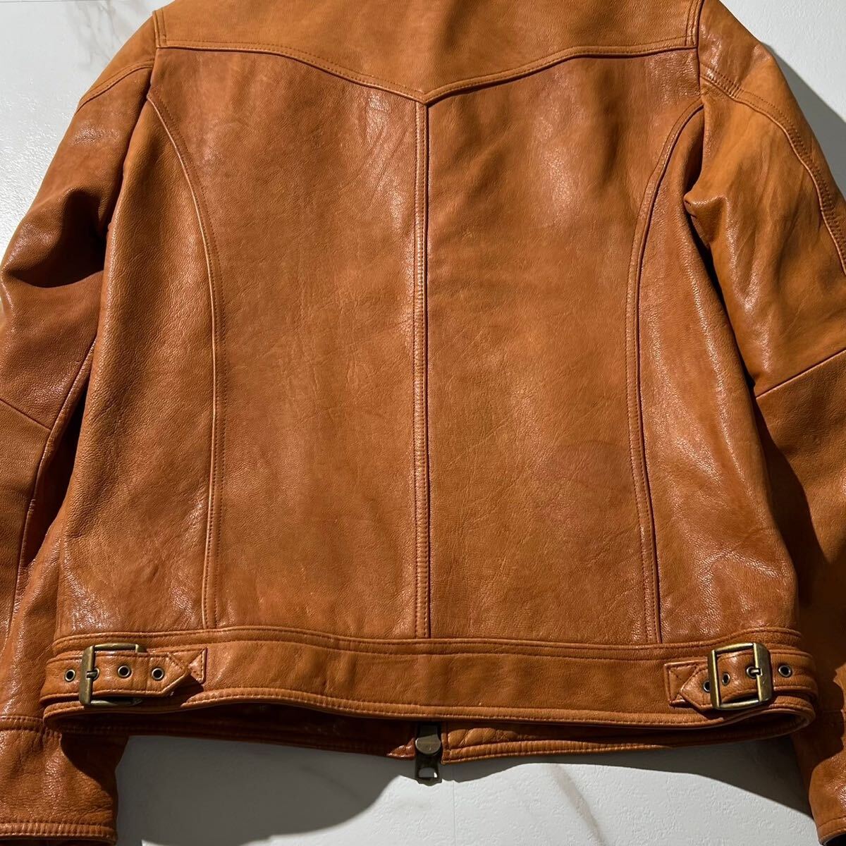 美品/希少XL◇JACKROSE【ラムレザー（山羊革）裏地総柄】ジャック