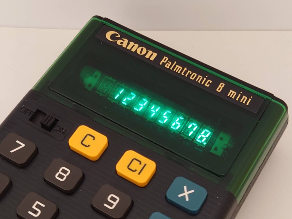 Palmtronic 0 DATAMATH CANON LD-81A キャノン電卓 70年代製造 公式 