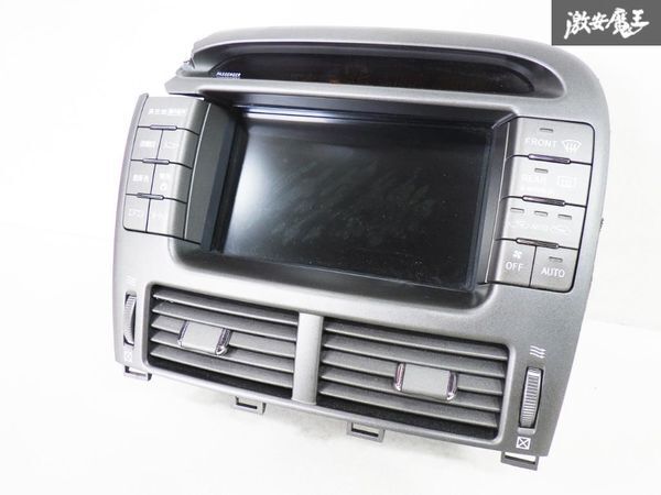 トヨタ セルシオUCF31マルチナビ マルチモニター 後期 純正 純正マルチ 動作保証付F6410⁄セルシオ UCF31