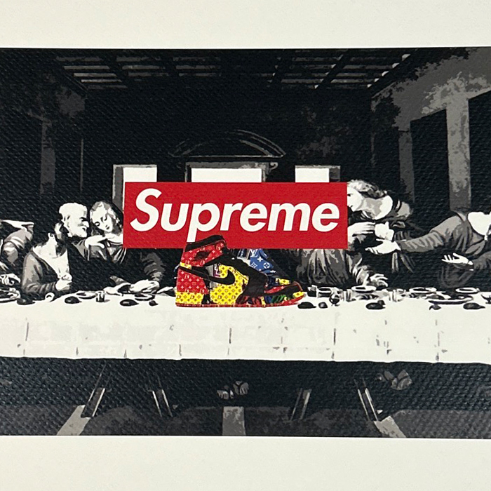 世界限定100枚 DEATH NYC 最後の晩餐 SUPREME ルイヴィトン ジョーダン