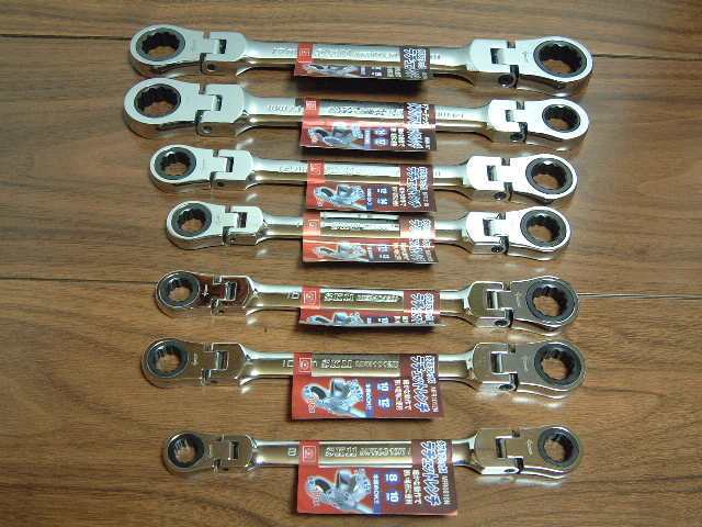  SK11 ダブルフレックスラチェットレンチ 7種 MFR-1719N MFR-1417N MFR-1214N MFR-0810N 計７点 品(ラチェットセット)｜売買されたオークション情報、yahooの商品情報をアーカイブ公開 - オークファン ラチェットセット