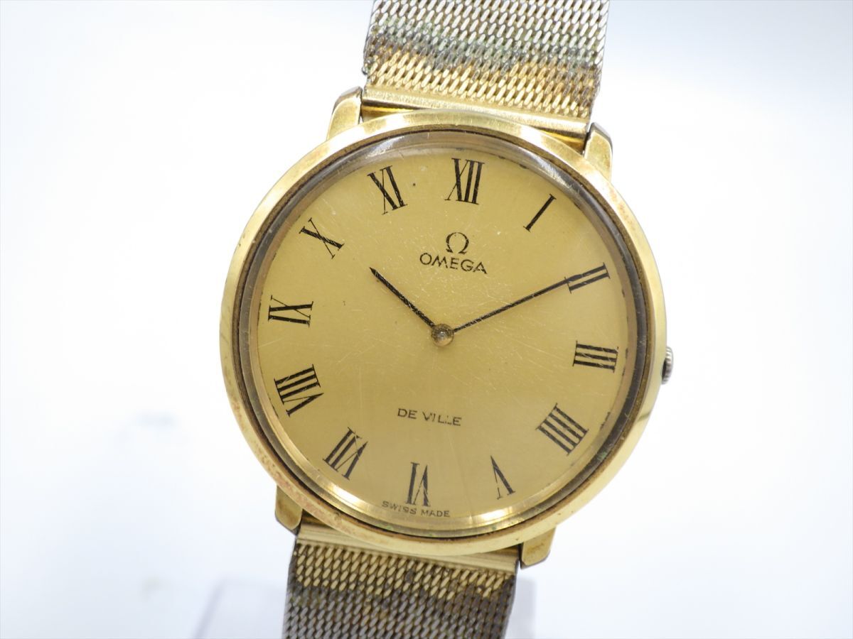 378694①【1円スタート】OMEGA オメガ De Ville デビル メンズ 時計 手 