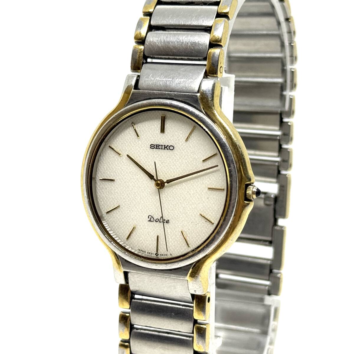 SEIKO セイコー 5E31-6A30 DOLCE ドルチェ コンビカラー クォーツ 