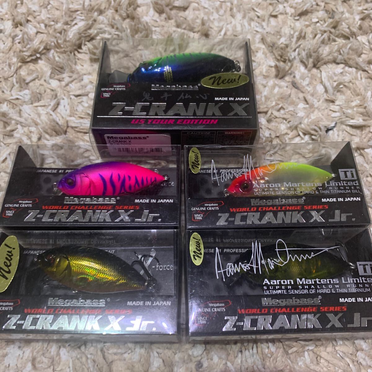 Megabass Z-CRANK X Jr. ルアー 4個セット メガバス 新品未開封】希少