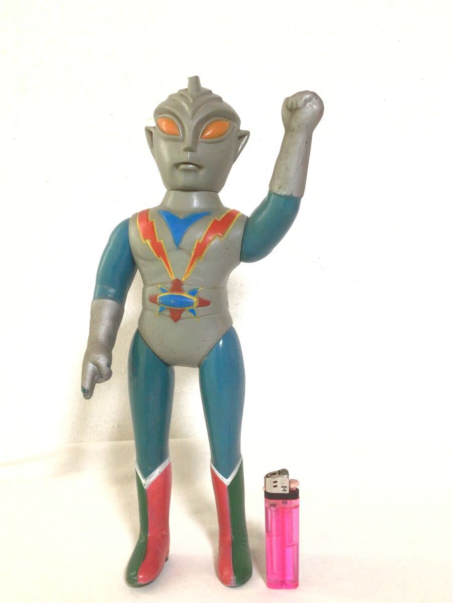 流星人間 ゾーン ソフビ 当時物 昭和 レトロ ジャンク 現状品