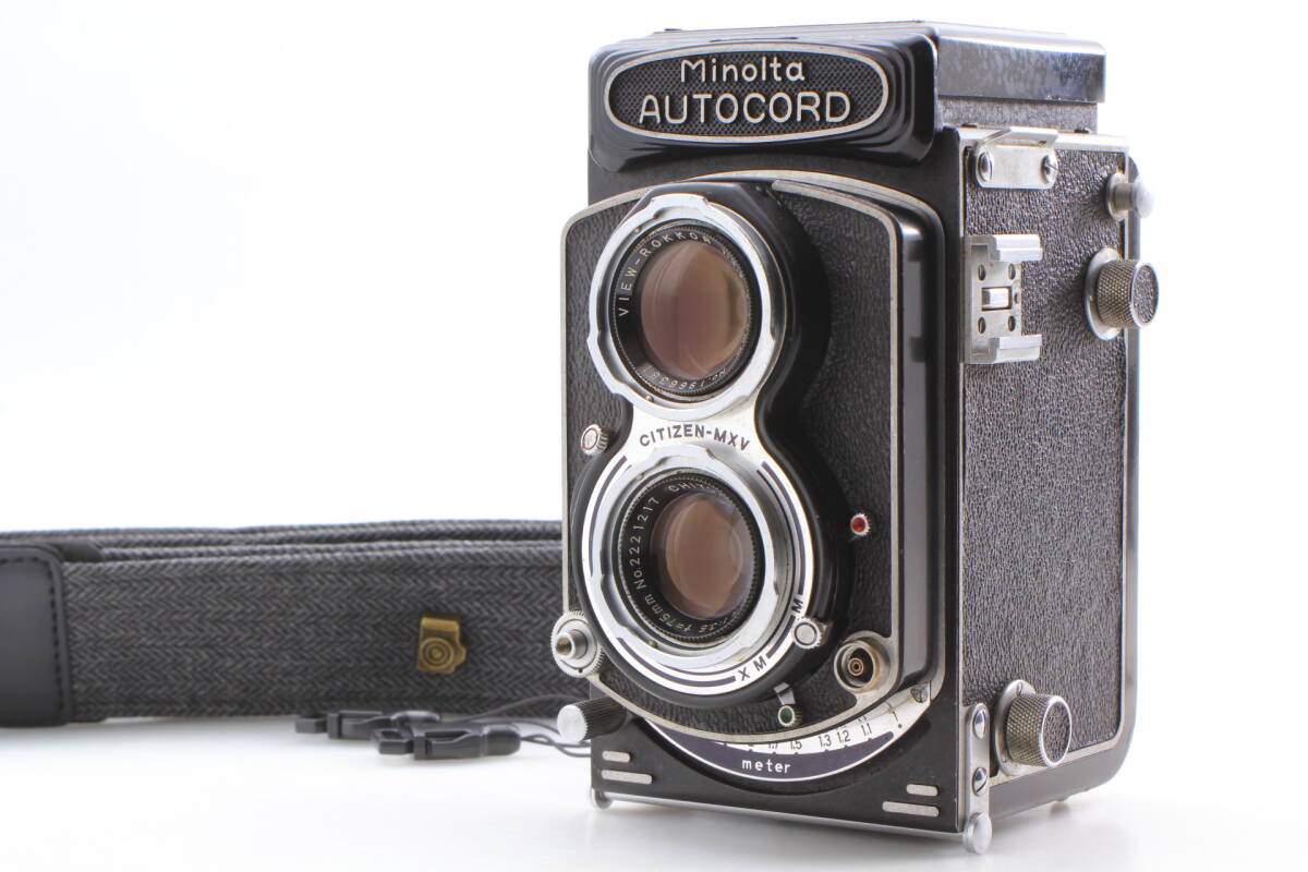 ミノルタ Minolta AUTOCORD ROKKOR 1:3.5 75mm 二眼レフ フィルム