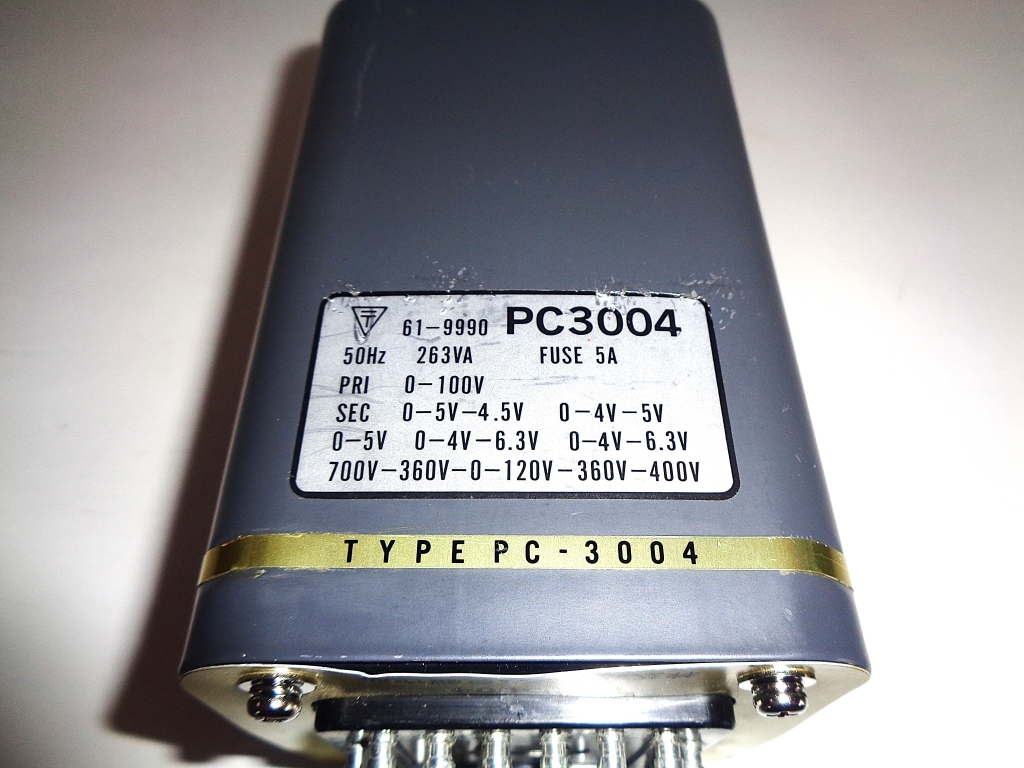 タムラ 電源トランス PC-3004 未使用品 1台 【公式通販】