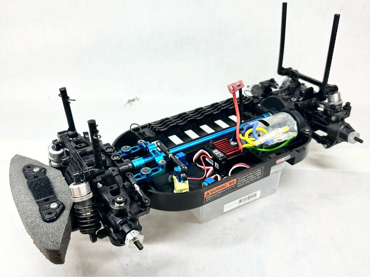 タミヤ ラジコン TT01 シャーシ メカ オプションパーツ多数付き 中古
