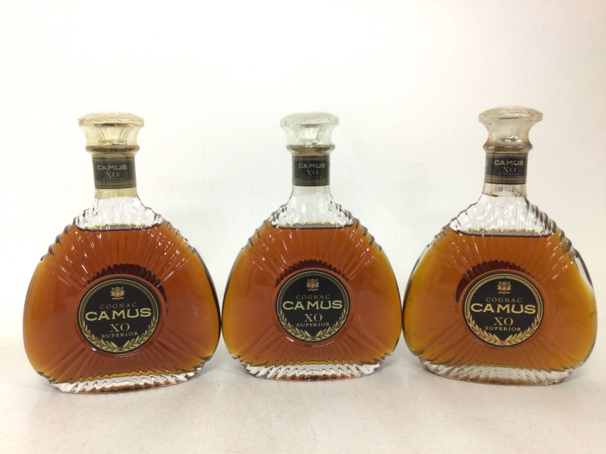 大人気，大得価 ブランデー brandy カミュ XO スペリオール ハーフボトル 3本セット 350ml 40% 重量番号:3 97(カミュ)｜売買されたオークション情報、yahooの商品情報をアーカイブ公開 - オークファン コニャック