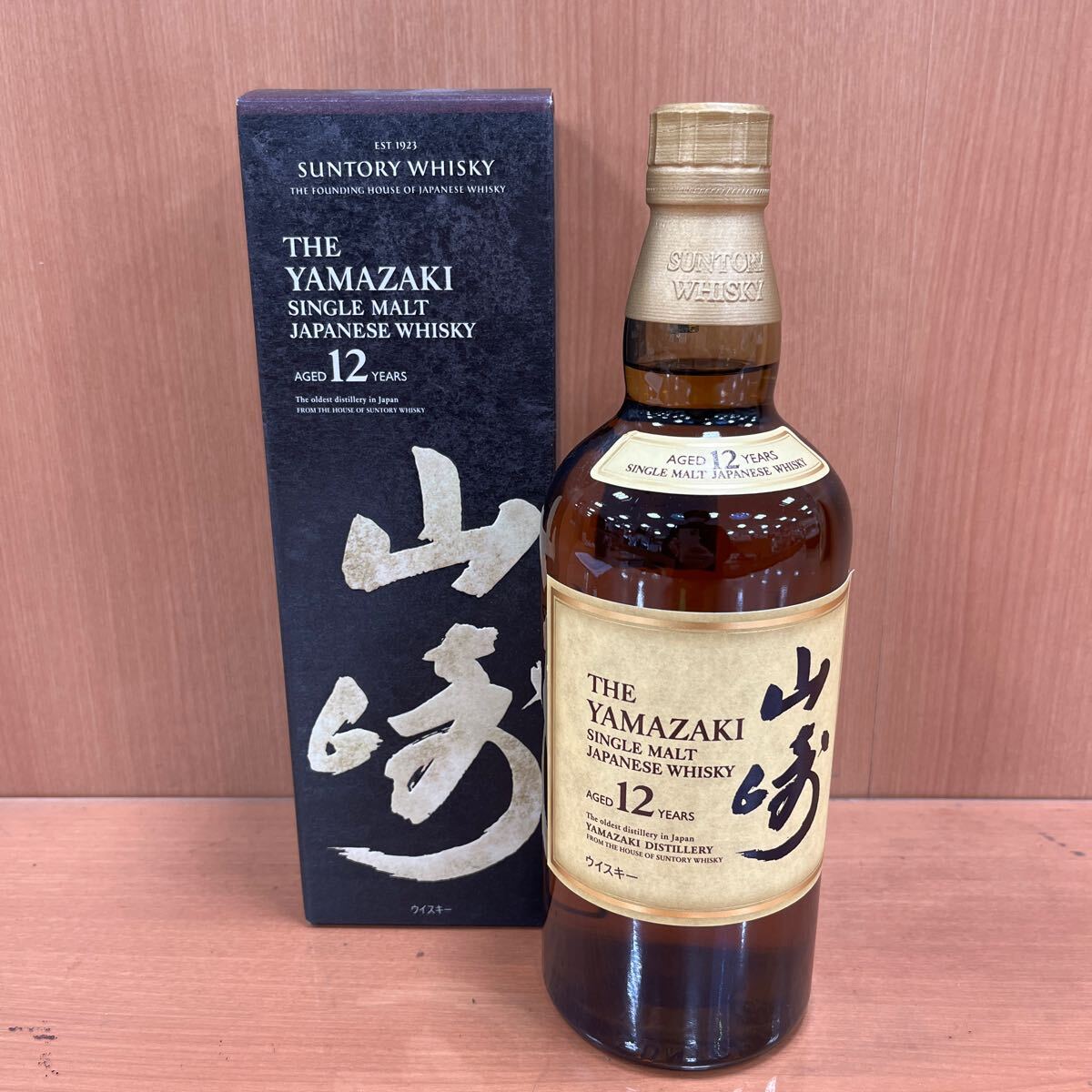 新品・未開封　山崎１２年　７００ml 箱付き　㋕27 S22【未開栓】/シングルモルトウイスキー 山崎 12年 700ml 瓶 SUNTORY