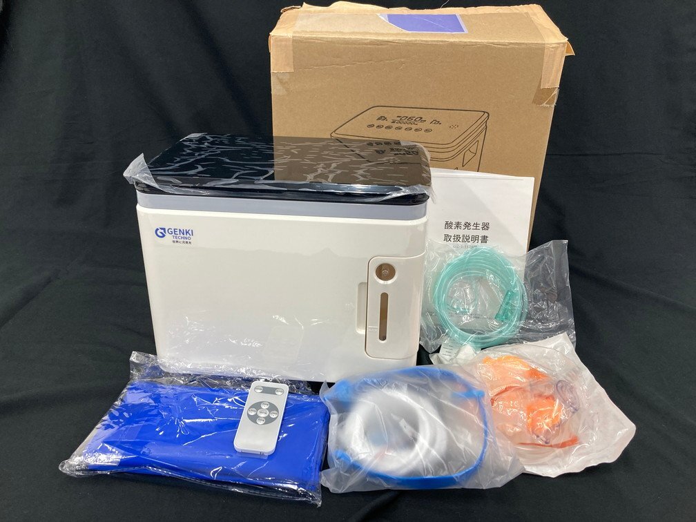 GENKI TECHNO 酸素発生機 OZ-1-11TM0 箱、付属品付き 通電〇【DABD9003