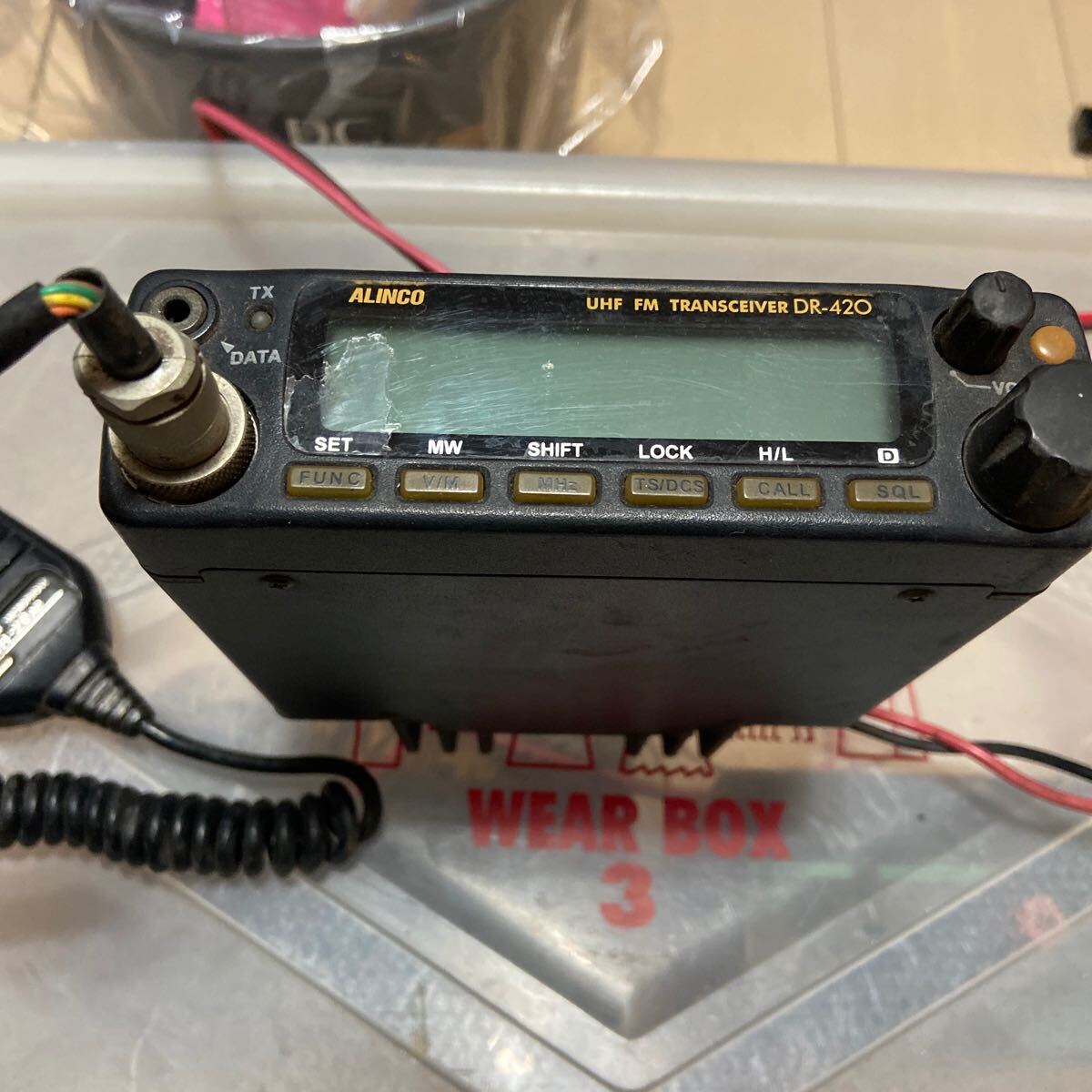 中古現状品☆ALINCO アルインコ DR-420H UHF FMモービルトランシーバー